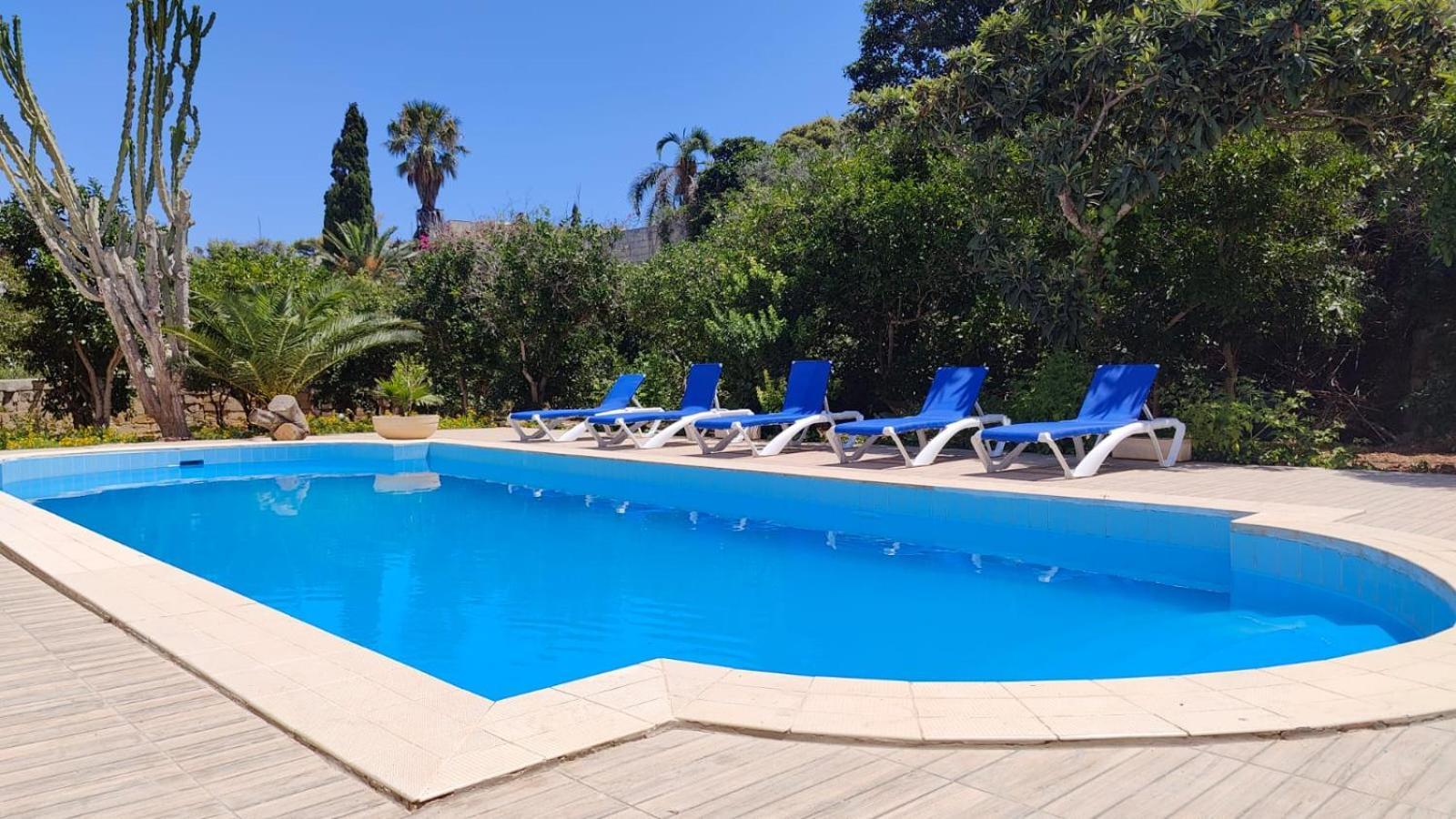 Stunning Villa With Pool, Table Tennis, Table Soccer And A Pool Table 纳克萨 外观 照片